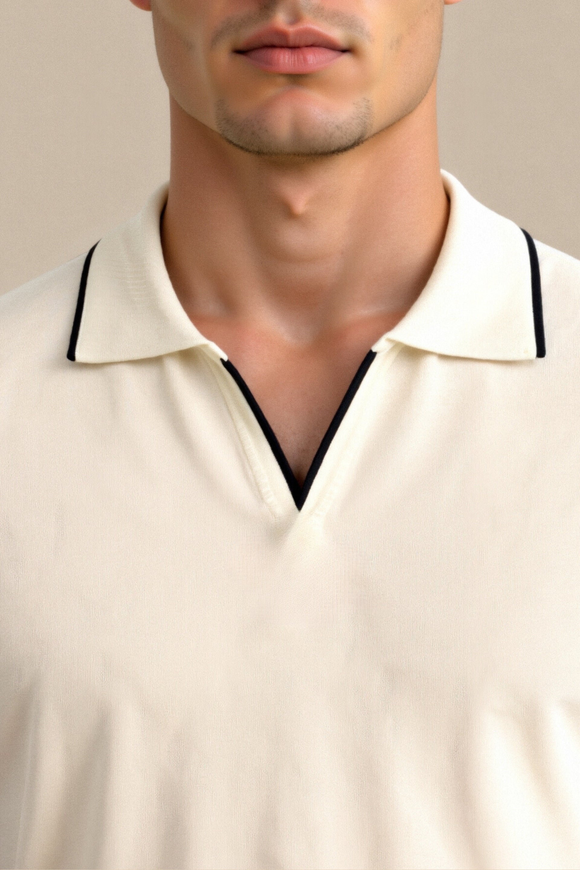 NOBA Contrast Slim Fitted Polo