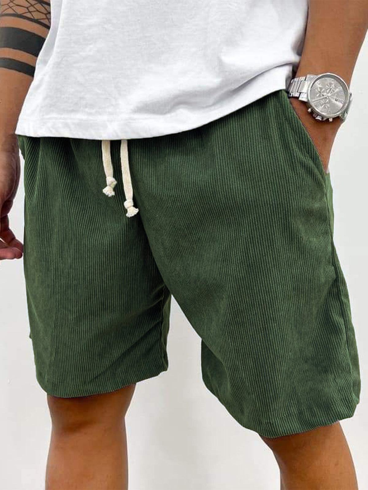 NOBA Corduroy Stretch Shorts