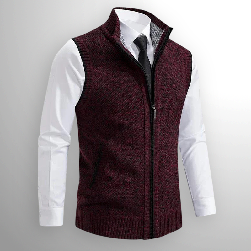 NOBA Full-Zip Sweater Vest